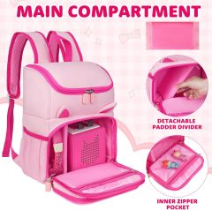 Travel Storage Backpack Bag fits for Tonies Figures Characters,Toniebox Headphones & Accessories