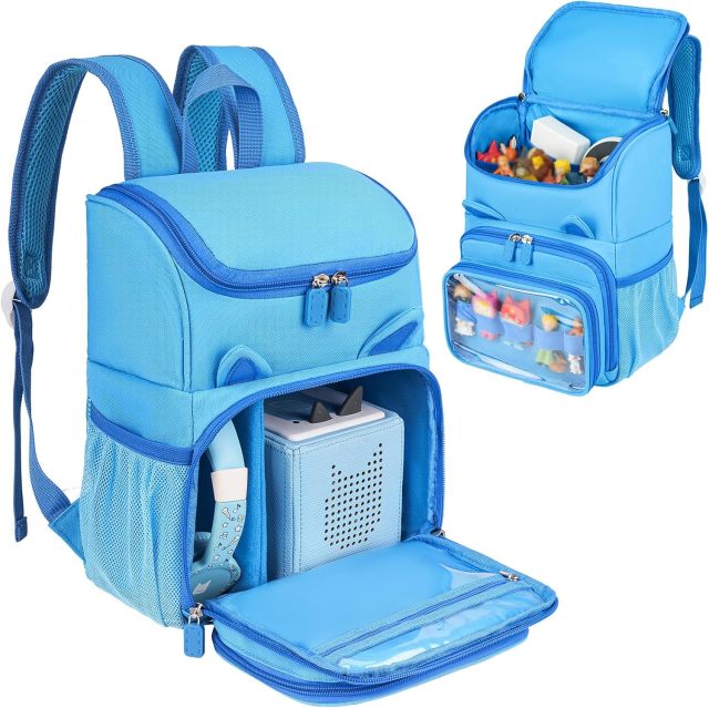 Travel Storage Backpack Bag fits for Tonies Figures Characters,Toniebox Headphones & Accessories