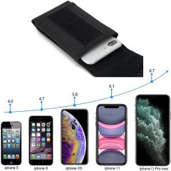 Tactical Cell Phone Holster Bag Cover Case for iPhone 16 Pro Max/15 14 13 12 Pro Max/16 15 14 Plus
