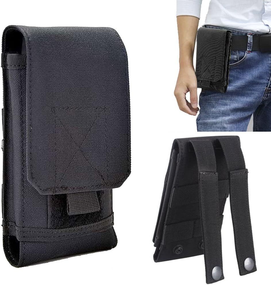 Tactical Cell Phone Holster Bag Cover Case for iPhone 16 Pro Max/15 14 13 12 Pro Max/16 15 14 Plus