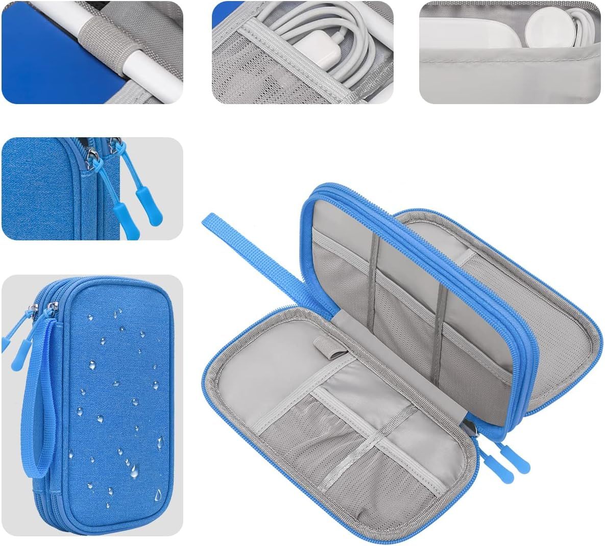All-in-One Pouch for Cable, Cord, Charger, Phone, Earphone