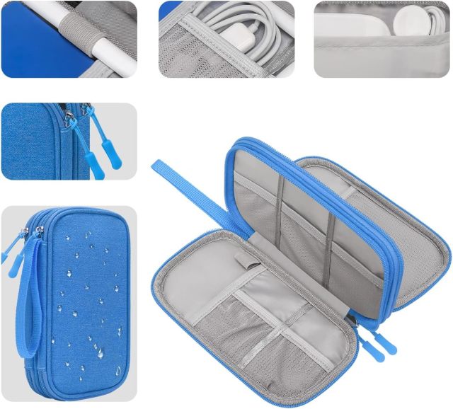 All-in-One Pouch for Cable, Cord, Charger, Phone, Earphone