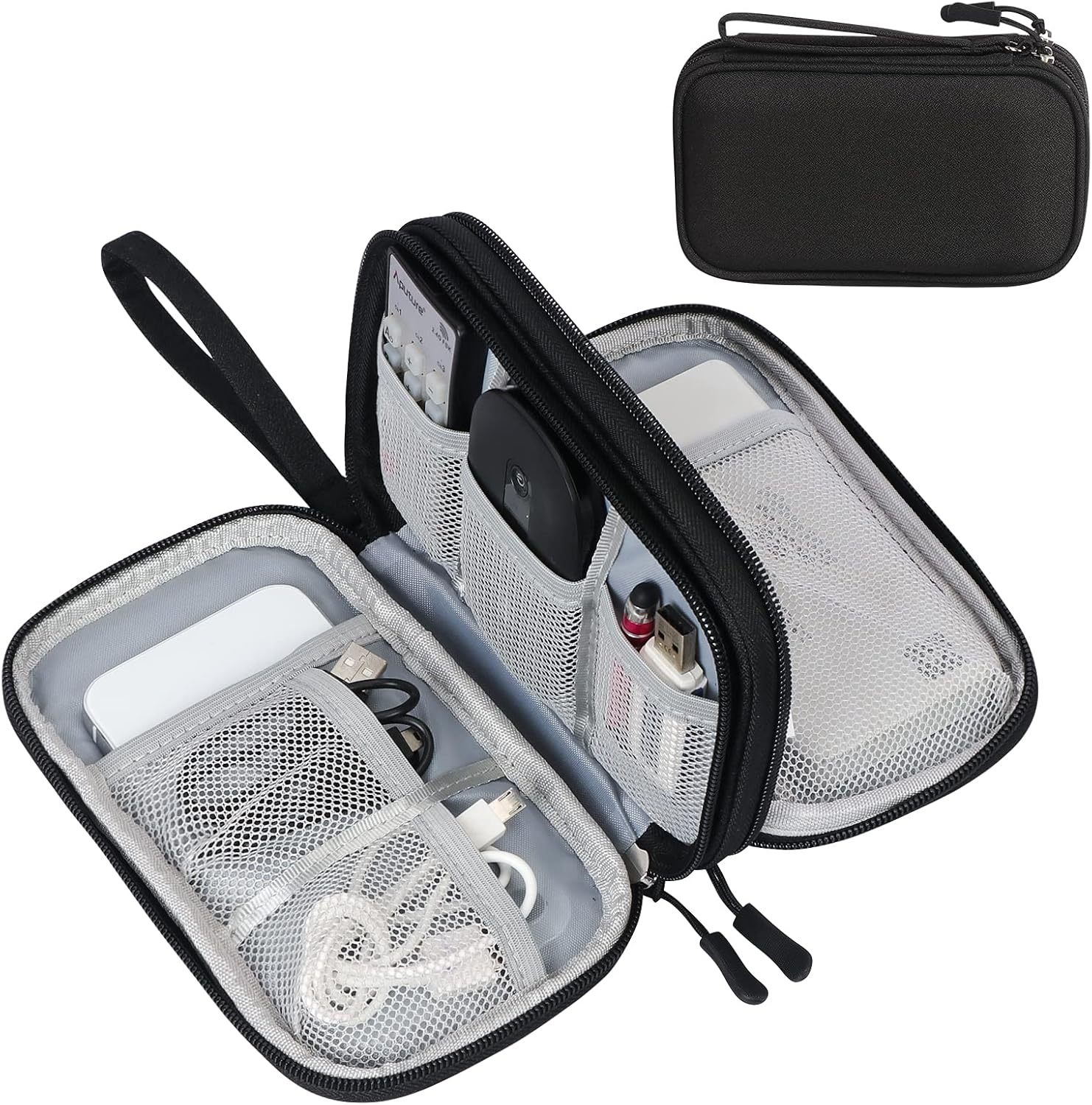 All-in-One Pouch for Cable, Cord, Charger, Phone, Earphone