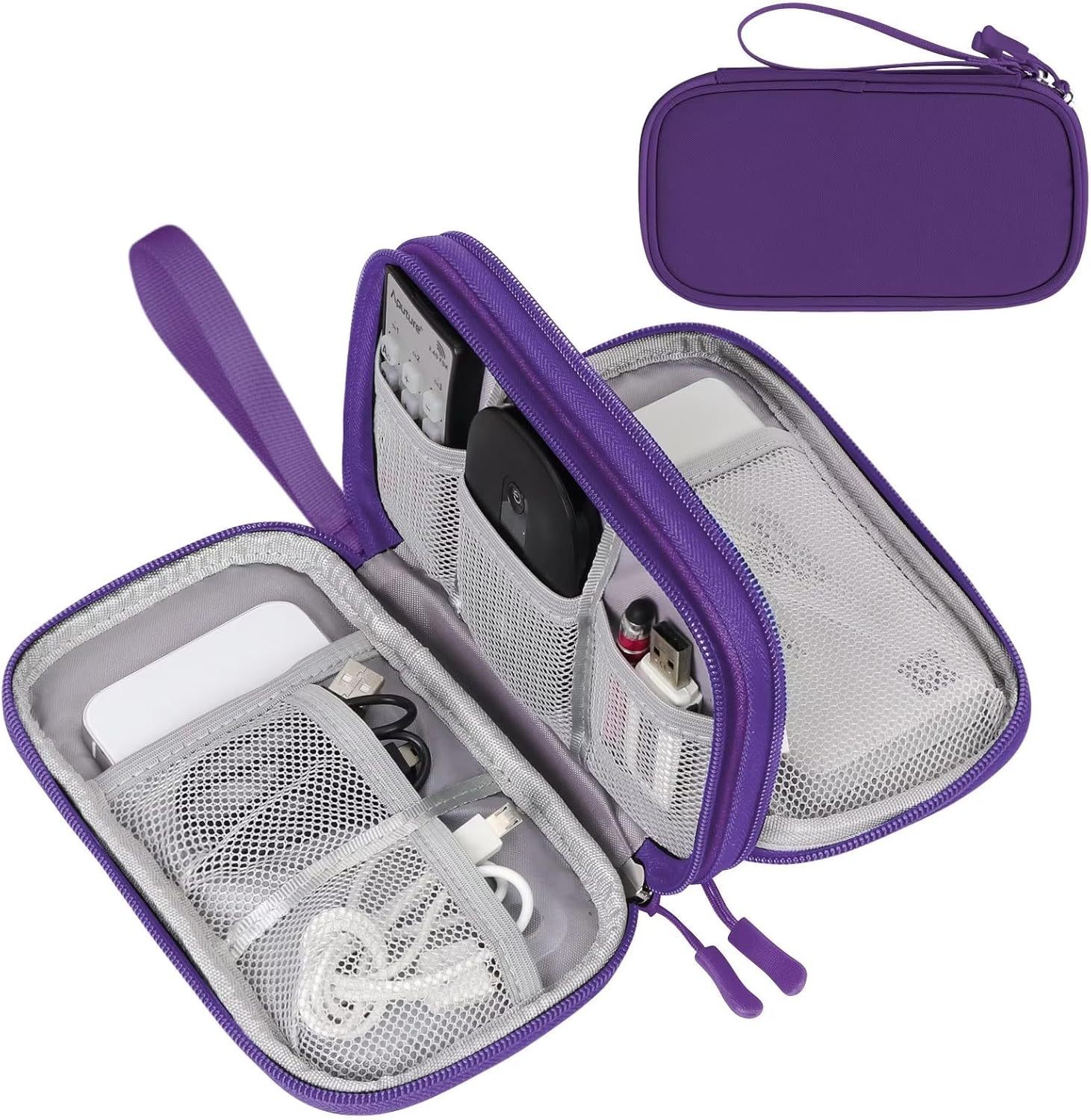 All-in-One Pouch for Cable, Cord, Charger, Phone, Earphone