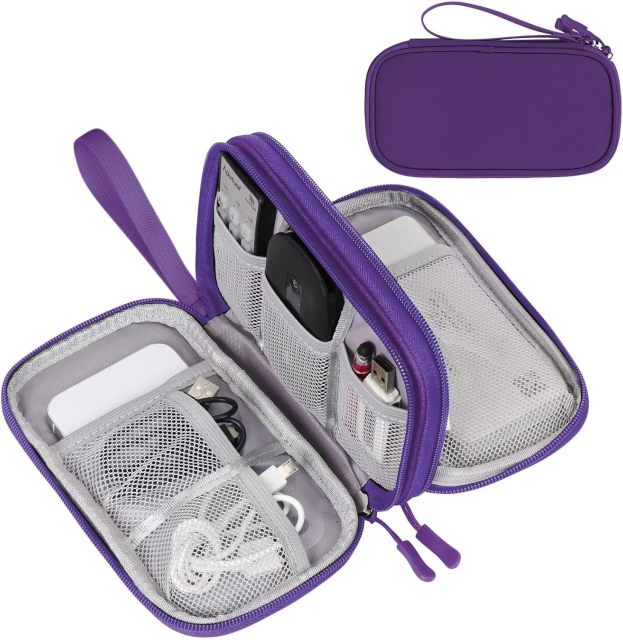 All-in-One Pouch for Cable, Cord, Charger, Phone, Earphone