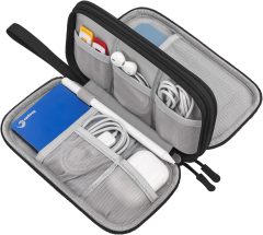 All-in-One Pouch for Cable, Cord, Charger, Phone, Earphone