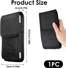 Cell Phone Pouch Nylon Belt Holster Case