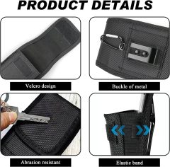 Cell Phone Pouch Nylon Belt Holster Case