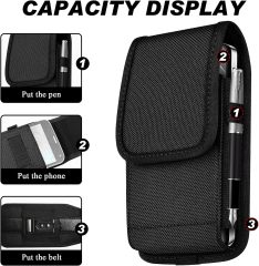 Cell Phone Pouch Nylon Belt Holster Case