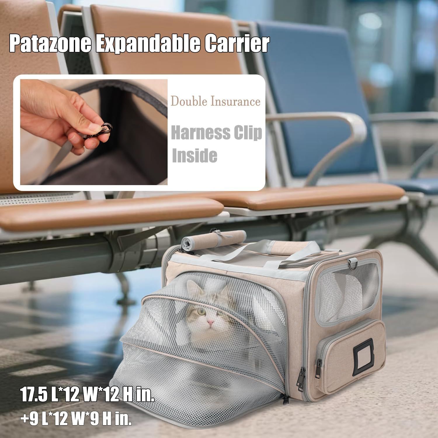 Small Dog Carriers, Sturdy Pets Carriers Rabbits Bunny Puppies Cage Small Animals Outdoor Carry Kennel