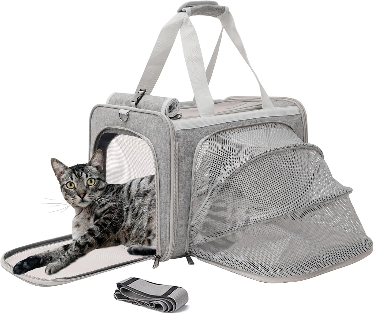 Small Dog Carriers, Sturdy Pets Carriers Rabbits Bunny Puppies Cage Small Animals Outdoor Carry Kennel