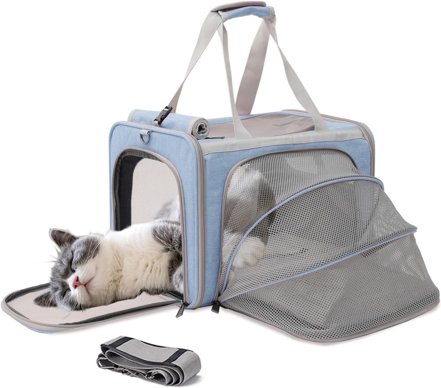 Small Dog Carriers, Sturdy Pets Carriers Rabbits Bunny Puppies Cage Small Animals Outdoor Carry Kennel