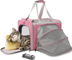 Small Dog Carriers, Sturdy Pets Carriers Rabbits Bunny Puppies Cage Small Animals Outdoor Carry Kennel