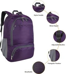 Foldable Lightweight Travel Hiking Backpack