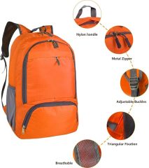 Foldable Lightweight Travel Hiking Backpack