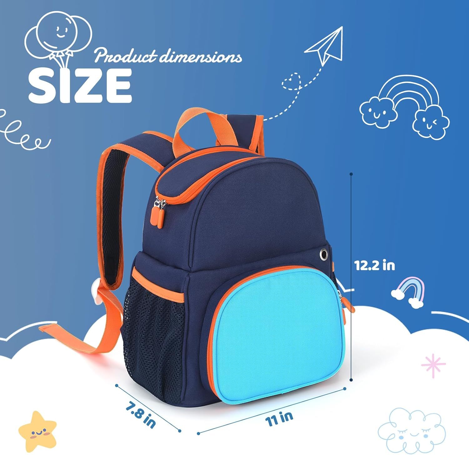 Figure Storage Backpack Bag Compatible with Toniebox 1/2 Audio Player, Tonies Figures and Other Accessories