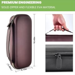 Stethoscope Case Compatible with 3M Littmann Classic III Monitoring/Lightweight II S.E/Cardiology IV Diagnostic/MDF Acoustica Stethoscopes, Extra Pocket for Doctor & Nurse Accessories