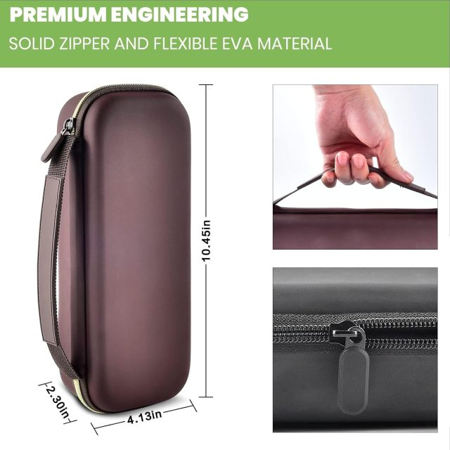 Stethoscope Case Compatible with 3M Littmann Classic III Monitoring/Lightweight II S.E/Cardiology IV Diagnostic/MDF Acoustica Stethoscopes, Extra Pocket for Doctor & Nurse Accessories