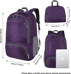 Foldable Lightweight Travel Hiking Backpack