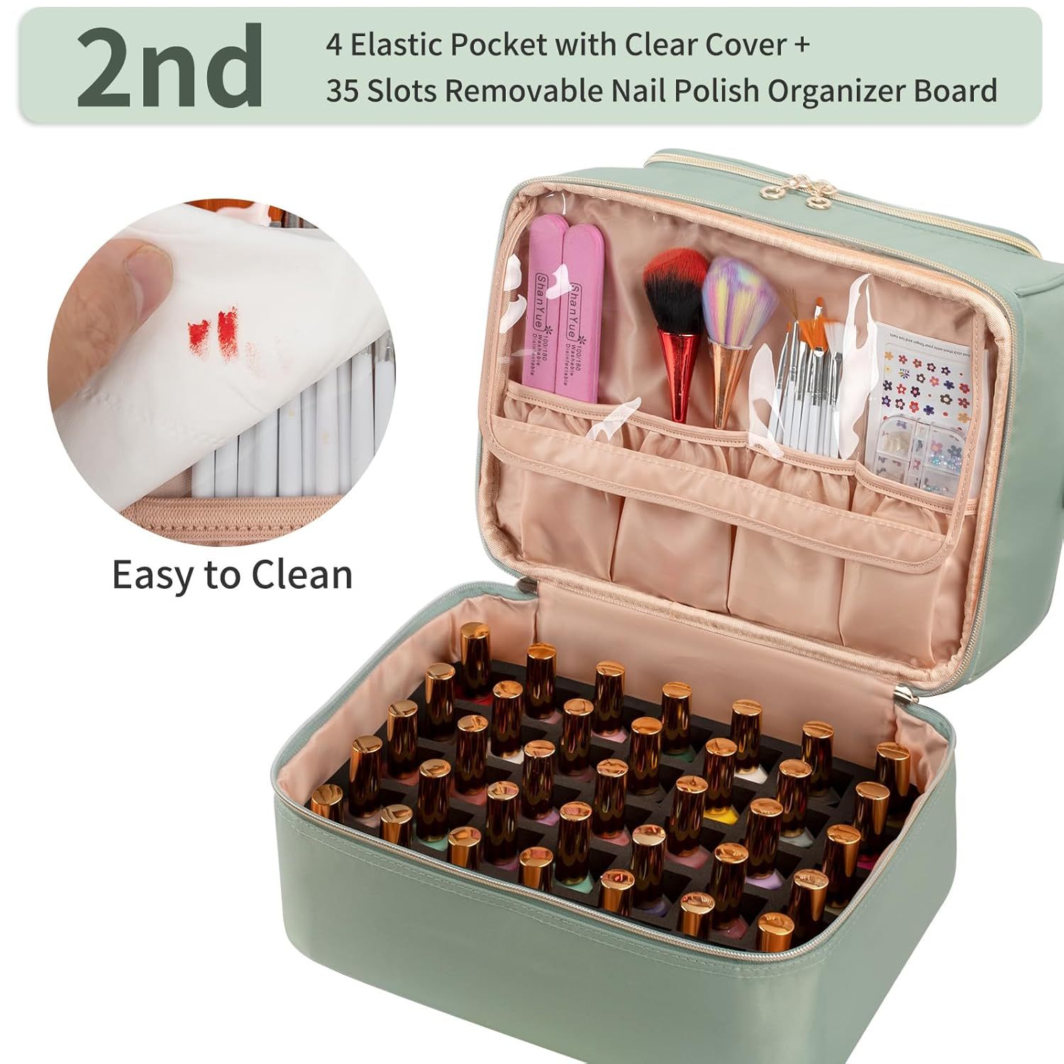 Nail Polish Organizer Case