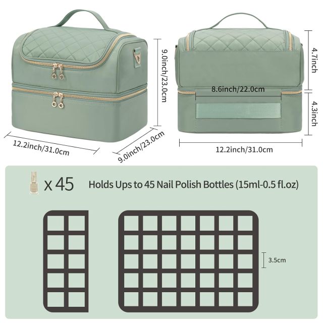 Nail Polish Organizer Case