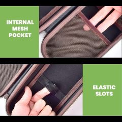 Stethoscope Case Compatible with 3M Littmann Classic III Monitoring/Lightweight II S.E/Cardiology IV Diagnostic/MDF Acoustica Stethoscopes, Extra Pocket for Doctor & Nurse Accessories