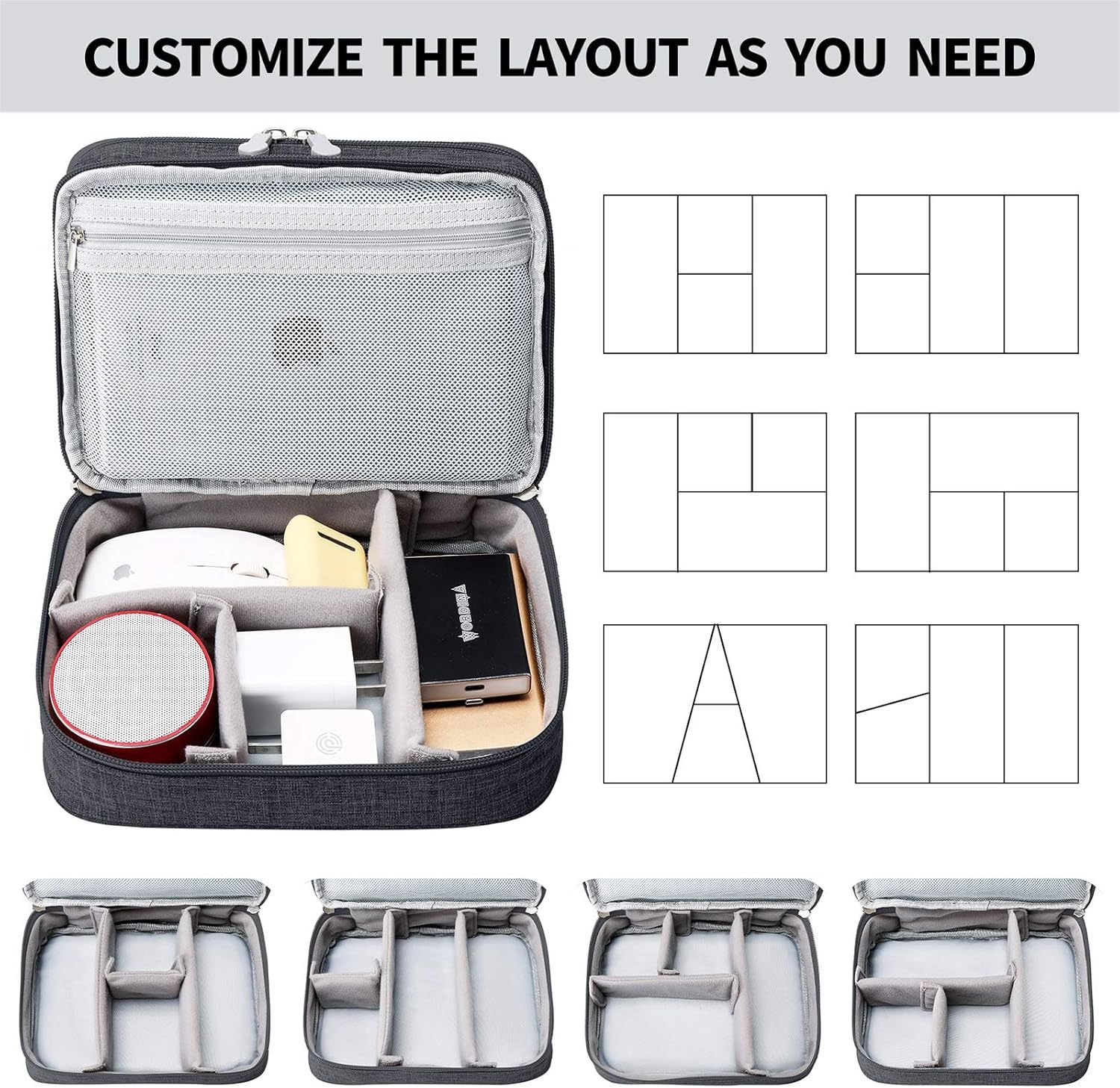 Travel Cable Organizer Bag