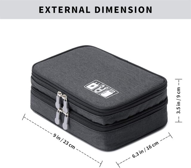 Travel Cable Organizer Bag
