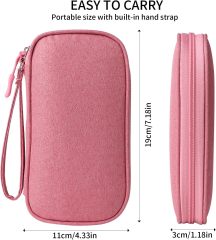 Universal Cable Organizer - Electronics Accessories Bag for Charger, Phone, Memory Card & Travel Gadgets