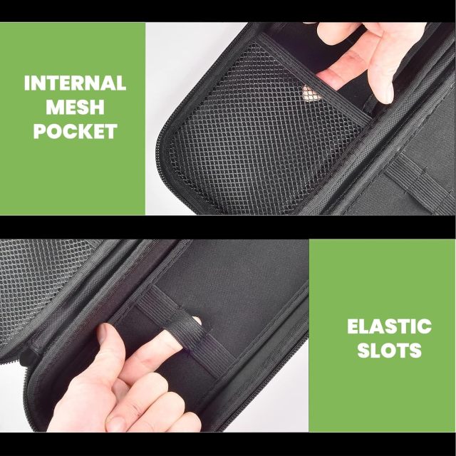 Stethoscope Case Compatible with 3M Littmann Classic III Monitoring/Lightweight II S.E/Cardiology IV Diagnostic/MDF Acoustica Stethoscopes, Extra Pocket for Doctor & Nurse Accessories