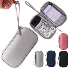 Universal Cable Organizer - Electronics Accessories Bag for Charger, Phone, Memory Card & Travel Gadgets
