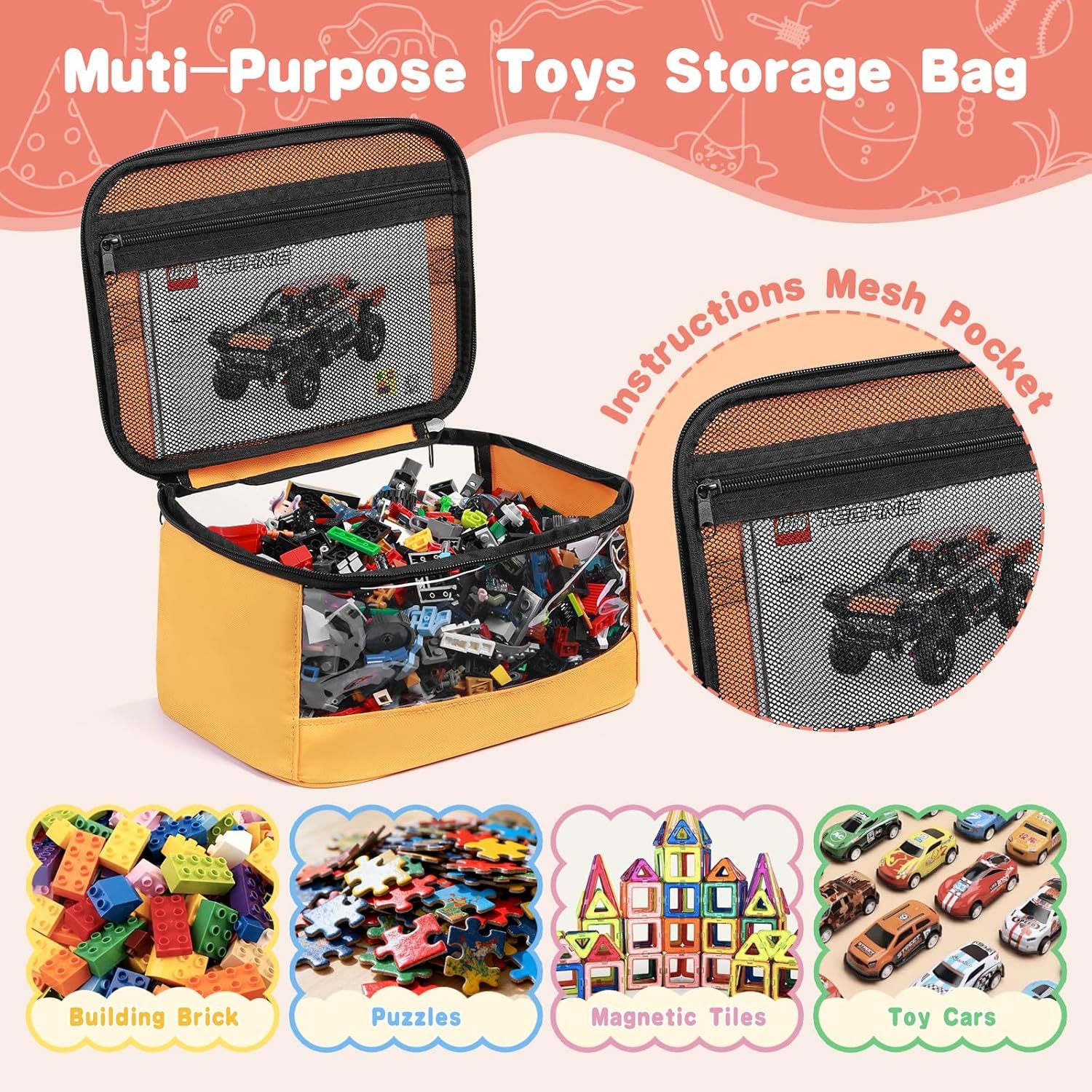 Toy Storage Bags