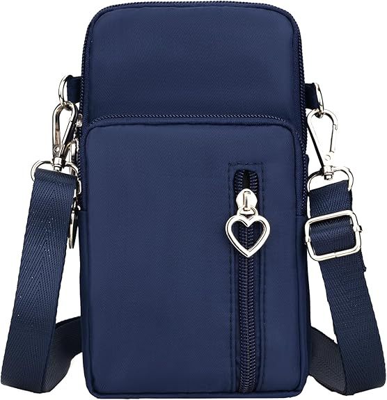 Mini Mobile Phone Pouch Purses with Crossbody Strap and Wallet