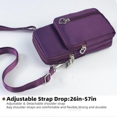 Mini Mobile Phone Pouch Purses with Crossbody Strap and Wallet