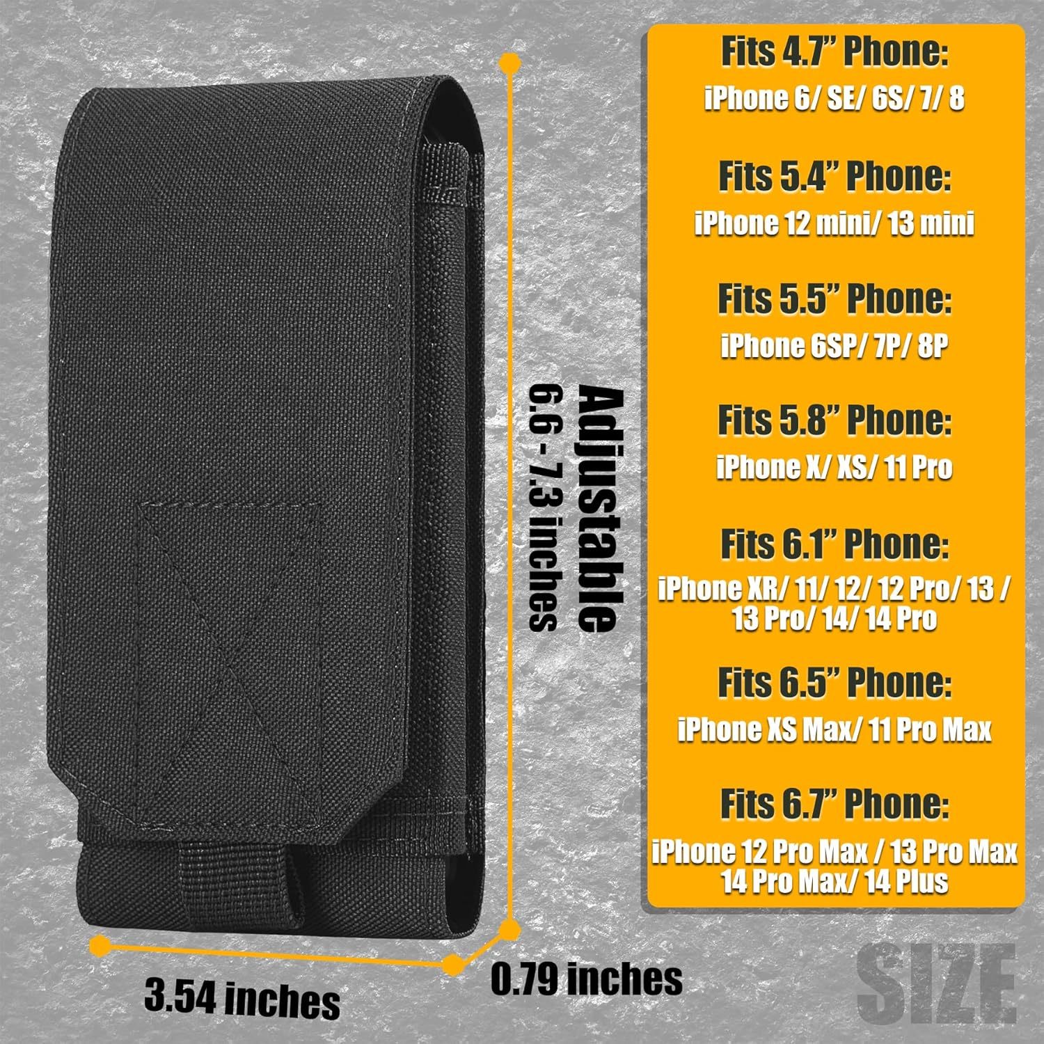 Tactical Molle Phone Holster Pouch