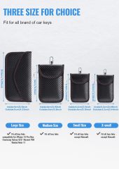 Faraday Signal Blocking Pouch for Car Keys