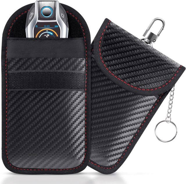 Faraday Signal Blocking Pouch for Car Keys