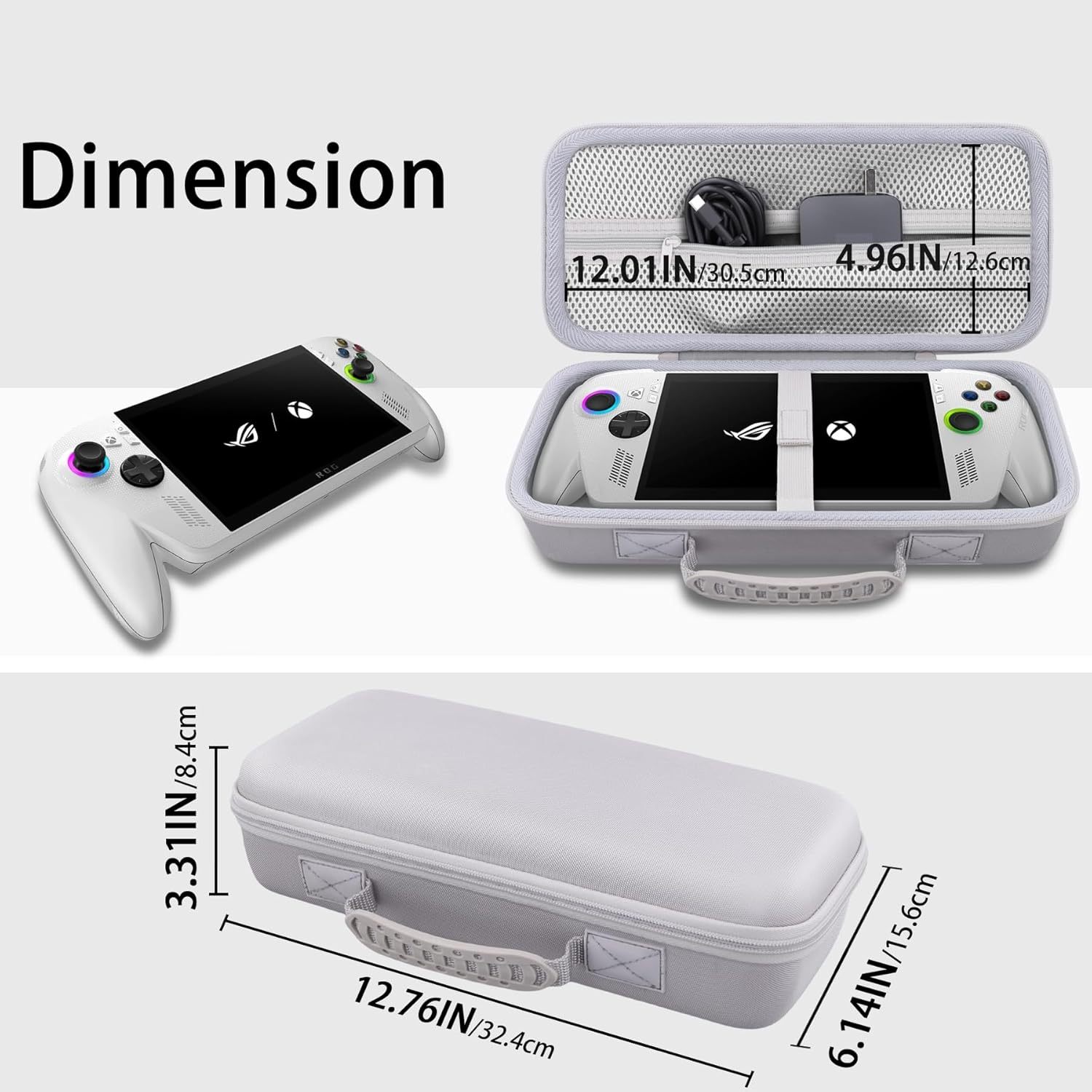 Hard Carrying Case for ASUS ROG Xbox Ally / ROG Xbox Ally X