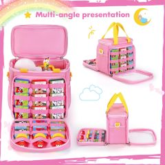 Portable Storage Bag for Story Books, Audio Play & Character with Handle and Shoulder Strap