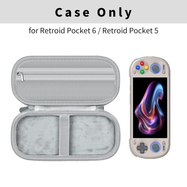 Custom Hard Shell Case for Retroid Pocket 6, Retroid Pocket 5, Retroid Pocket G2 Handheld Game Console