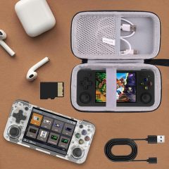 Hard EVA Carrying Case Compatible with RG35XX H Retro Handheld Game Console Pouch