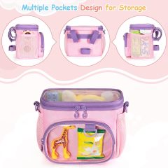 Custom Handlebar Bag for Children, Cute Bicycle Basket, Balance Bike Bag, Suitable for Most Handlebars, Tricycles, Scooter Bag with Shoulder Strap