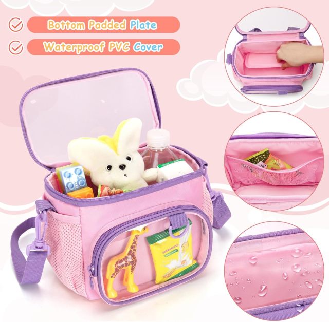 Custom Handlebar Bag for Children, Cute Bicycle Basket, Balance Bike Bag, Suitable for Most Handlebars, Tricycles, Scooter Bag with Shoulder Strap