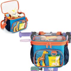 Custom Handlebar Bag for Children, Cute Bicycle Basket, Balance Bike Bag, Suitable for Most Handlebars, Tricycles, Scooter Bag with Shoulder Strap