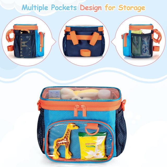 Custom Handlebar Bag for Children, Cute Bicycle Basket, Balance Bike Bag, Suitable for Most Handlebars, Tricycles, Scooter Bag with Shoulder Strap
