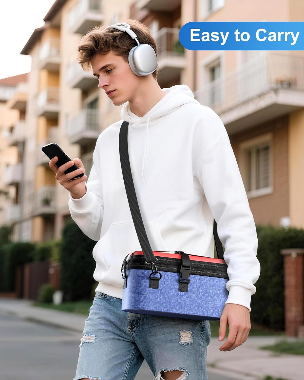 All-in-One Carrying Case for Nintendo Switch 2, Dual-Layer Hard Shell Travel Bag for Console, Dock, Controllers & Accessories