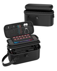 All-in-One Carrying Case for Nintendo Switch 2, Dual-Layer Hard Shell Travel Bag for Console, Dock, Controllers & Accessories