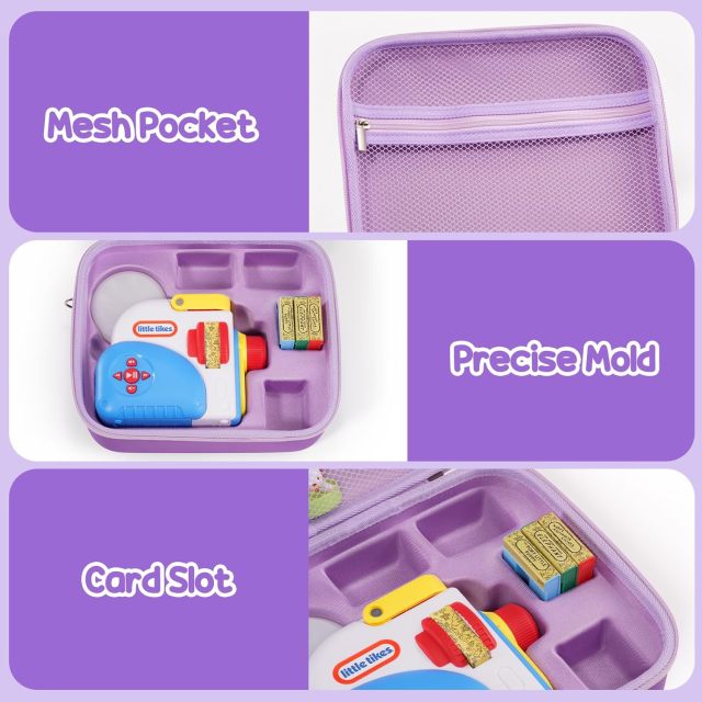 Hard Carrying Case for Little Tikes Story Dream Machine Starter Set, Kids Large Toy Bag Travel Portable Storage Box for Boy/ Girl Littles Character Books