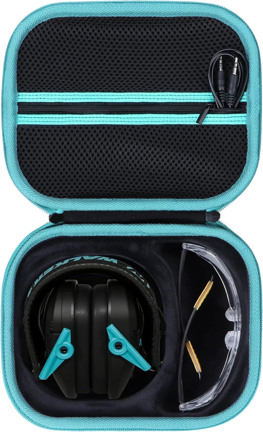 Storage Case Compatible with Walkers Razor Slim/Howard Leight Honeywell Impact Sport/PROHEAR 066 030 Electronic Shooting Earmuffs Hearing Protection Muffs