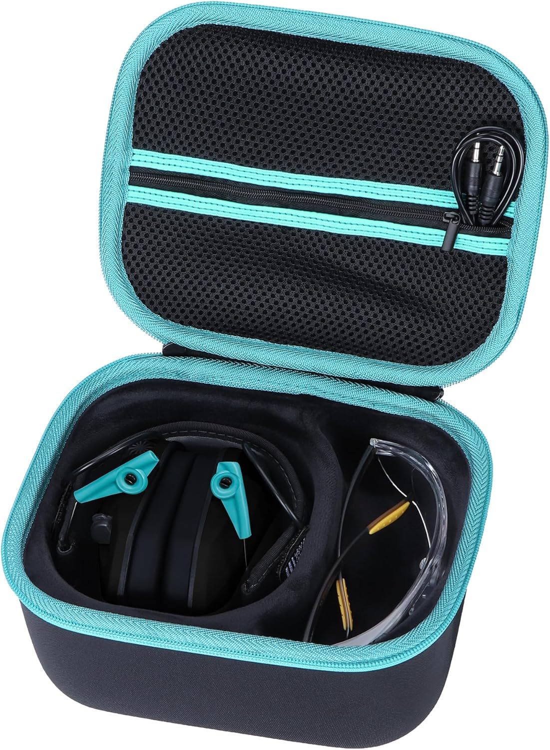 Storage Case Compatible with Walkers Razor Slim/Howard Leight Honeywell Impact Sport/PROHEAR 066 030 Electronic Shooting Earmuffs Hearing Protection Muffs